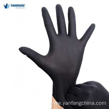 Powder Free Medical Disposable Non Sterile Nitrile Gloves